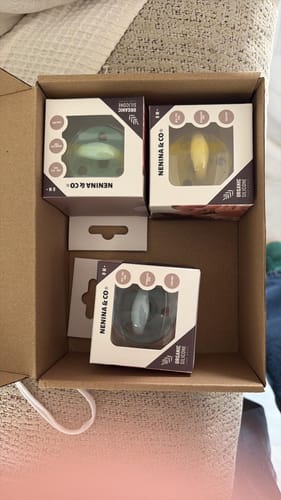 Customer photo review of Kit 4 Chupetes CLÁSICOS Nenina & Co