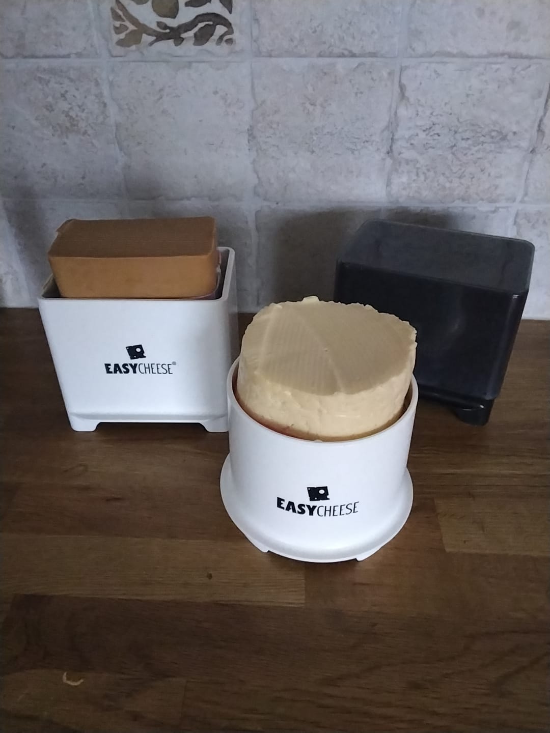 Customer photo review of EasyCheese® Osteklokke Rund - Hvit