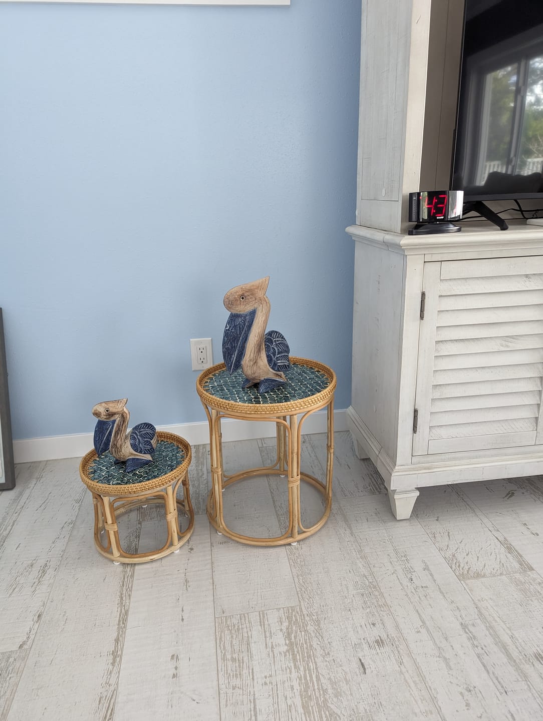 Customer photo review of Sirena Rattan Table Set