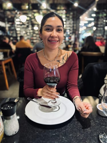 Customer photo review of TOP LUNA BURDEO