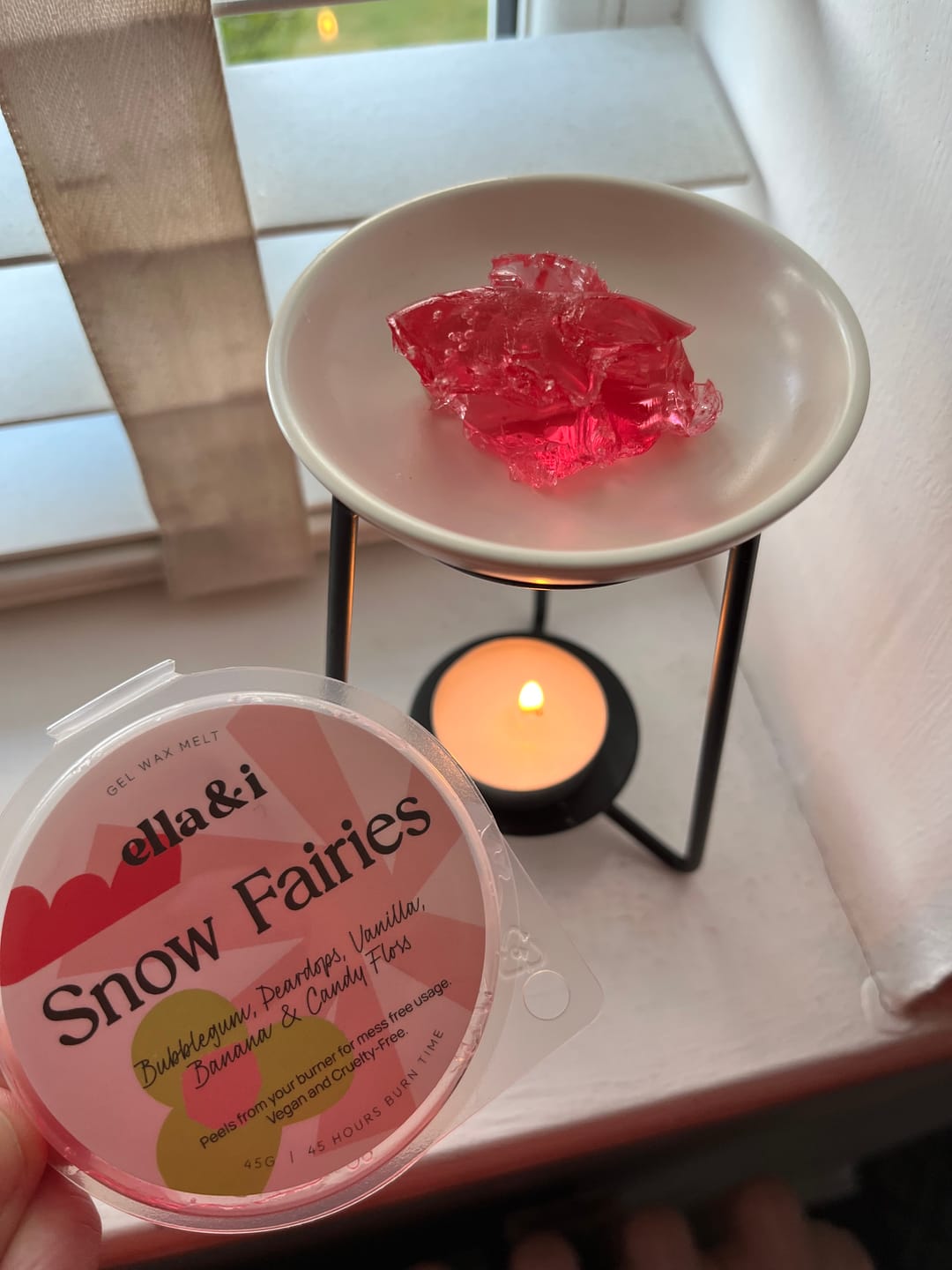 Customer photo review of Vanilla & Sea Salt Caramel Gel Melt