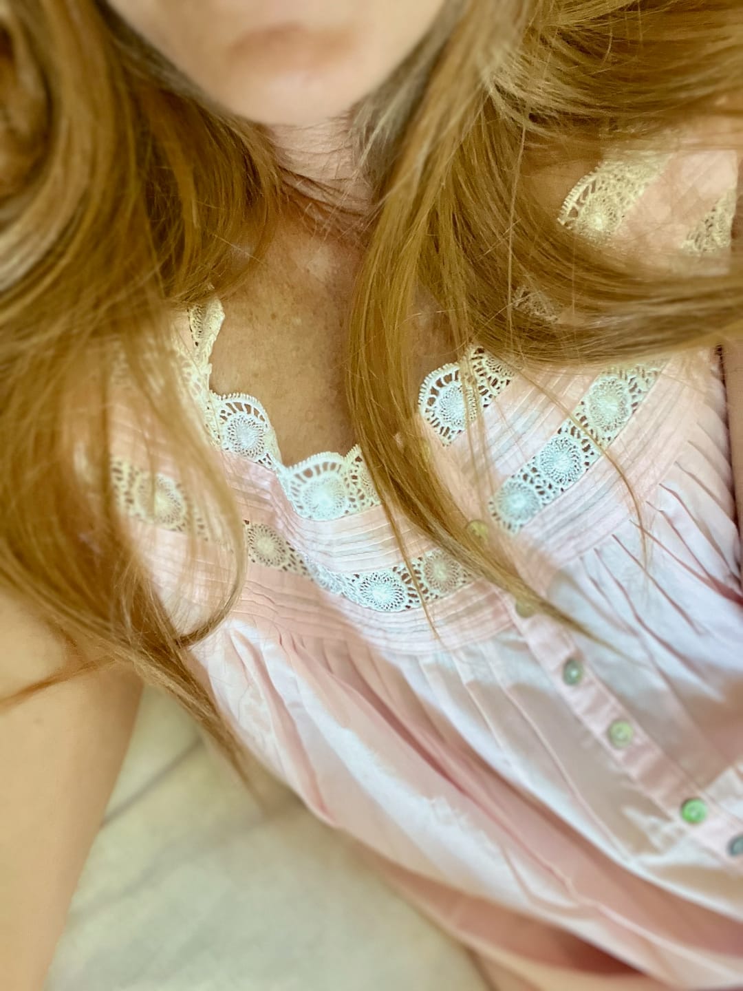 Customer photo review of Heirloom Dream Cap Sleeve Gown