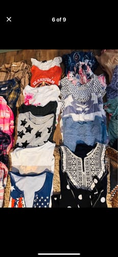 Customer photo review of The Luck of the Draw Mystery Women's Secondhand Clothing