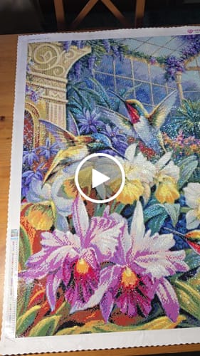 Customer video review of 5D Diamond Painting - Vogelpark