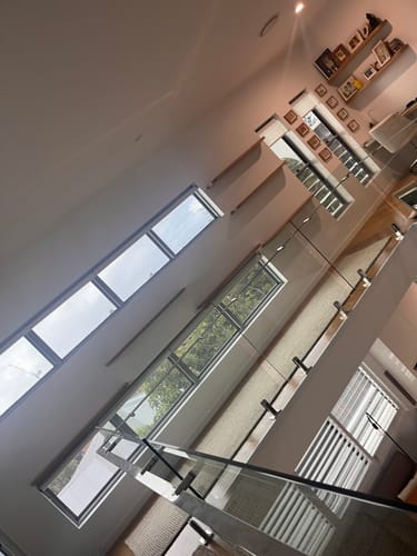 Customer photo review of Curved Floating Shelf