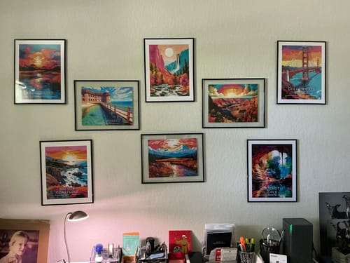 Customer photo review of Mammoth Cave National Park Commemorative Poster: A Pop Art Tribute