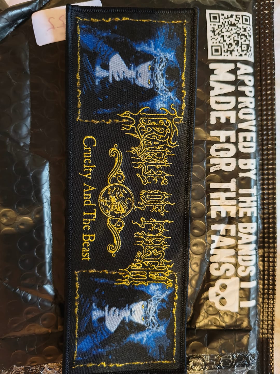 Customer photo review of Cradle of Filth - Cruelty and the Beast - Strip Patch