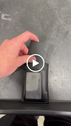 Customer video review of SPOTMINDERS. Tracking card