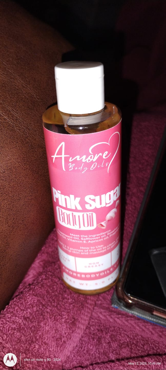 Customer photo review of Pink Sugar - Body Oil