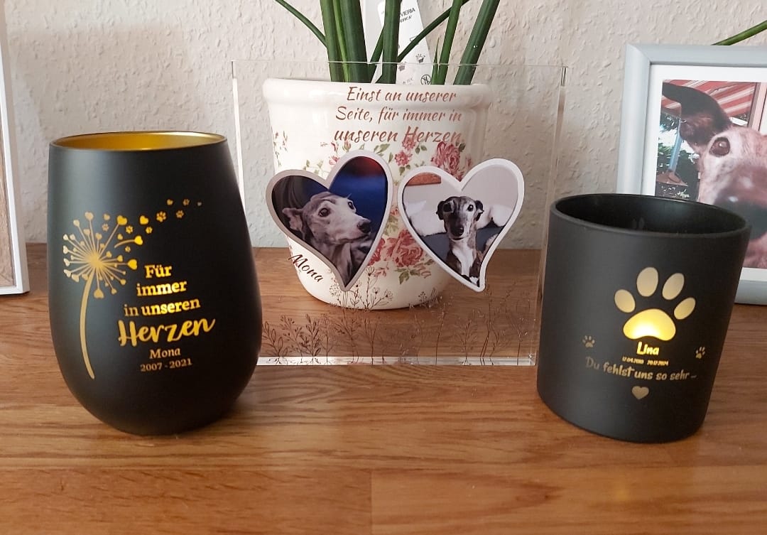 Customer photo review of Für immer im Herzen - Individuelles Trauerlicht