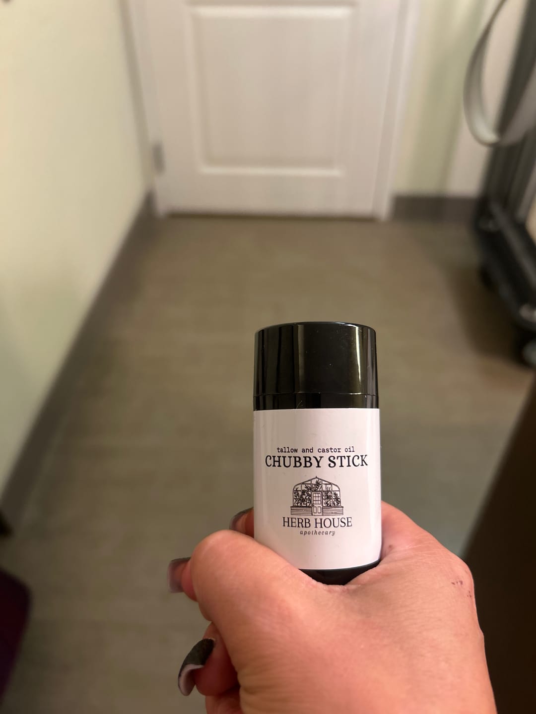 Customer photo review of Tallow and Castor Oil Chubby Stick