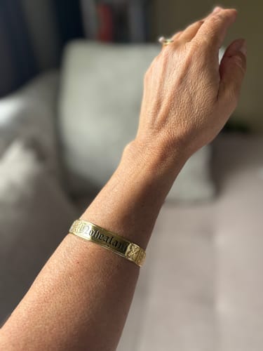 Customer photo review of 12mm Edena Heirloom Bangle