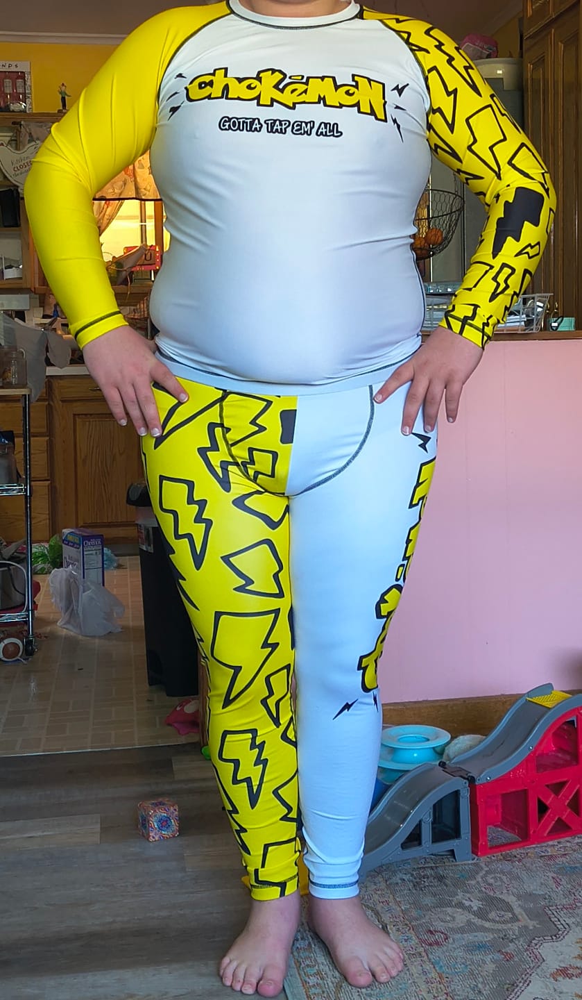 Customer photo review of Chokemon Premium Bjj Rash Guard For Men/Women
