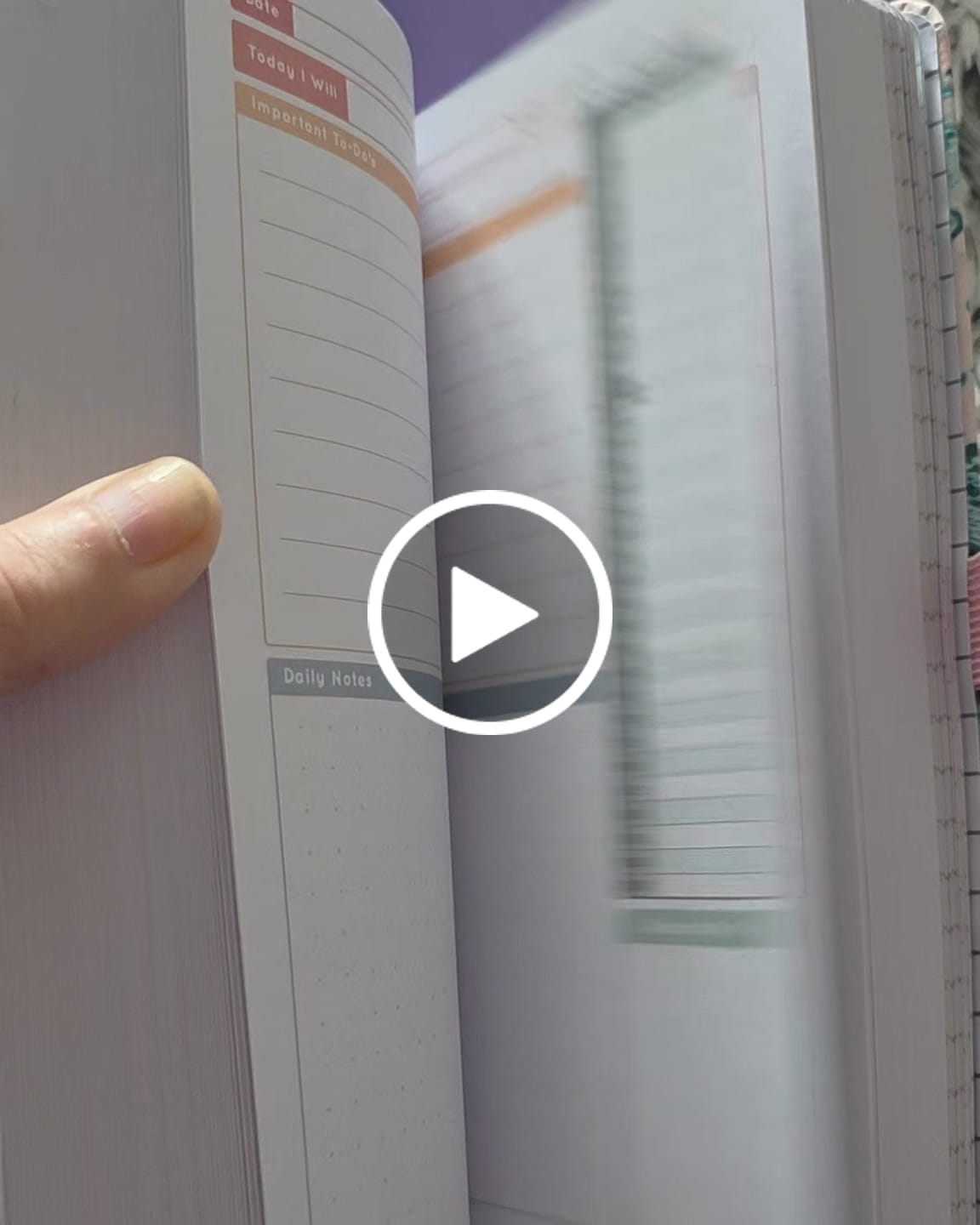 Customer video review of Acid Wash - Planning Journal