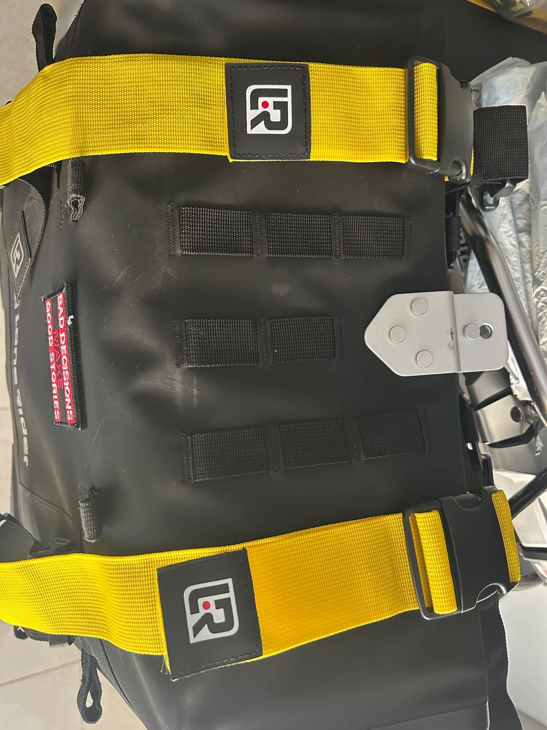 Customer photo review of Color Straps for MotoBags