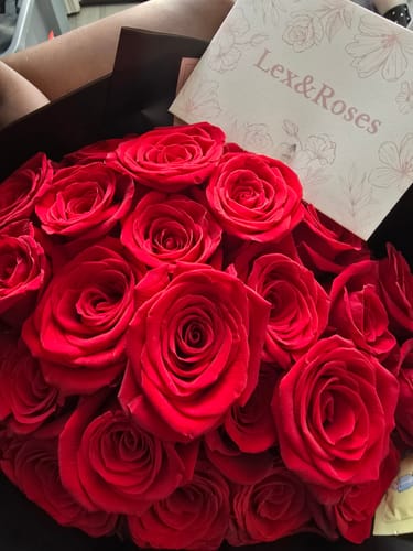 Customer photo review of Red Rose Bouquet - Mother's Day