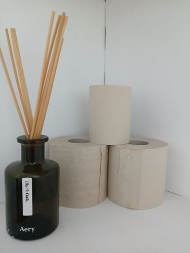 Customer photo review of Unbleached Bamboo Toilet Roll
