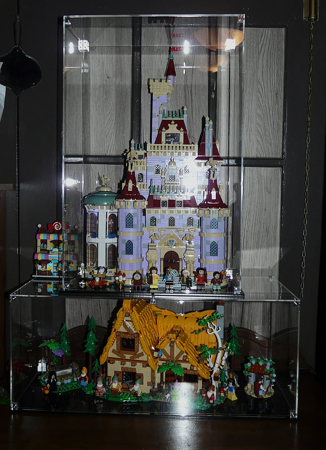Customer photo review of Display Case for LEGO® 43263 Disney Beauty and the Beast Castle
