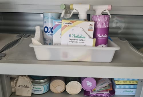 Customer photo review of Eco-Tiras de Detergente 40 lavados Natulim