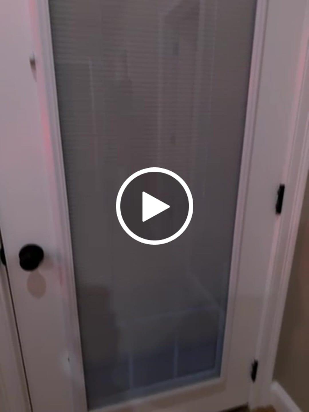 Customer video review of Add On Blinds Kit (installs on top of existing door glass)