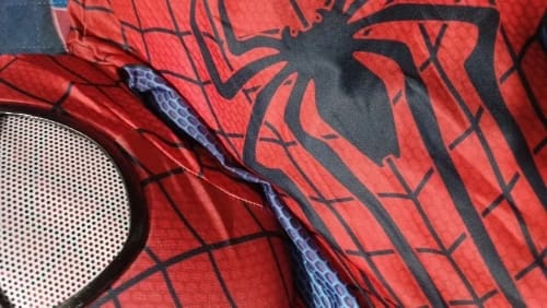 Customer photo review of Halloween Men TASM Spidercosplay Costume Superhero Zentai Suit Adults  Boys Male Full Bodysuit Jumpsuit
