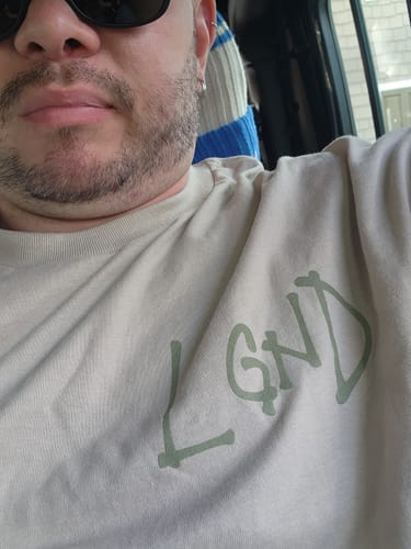 Customer photo review of Rebel State Tee