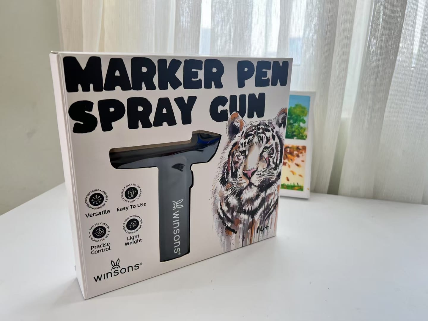 Customer photo review of WINSONS Electric Airbrush Marker