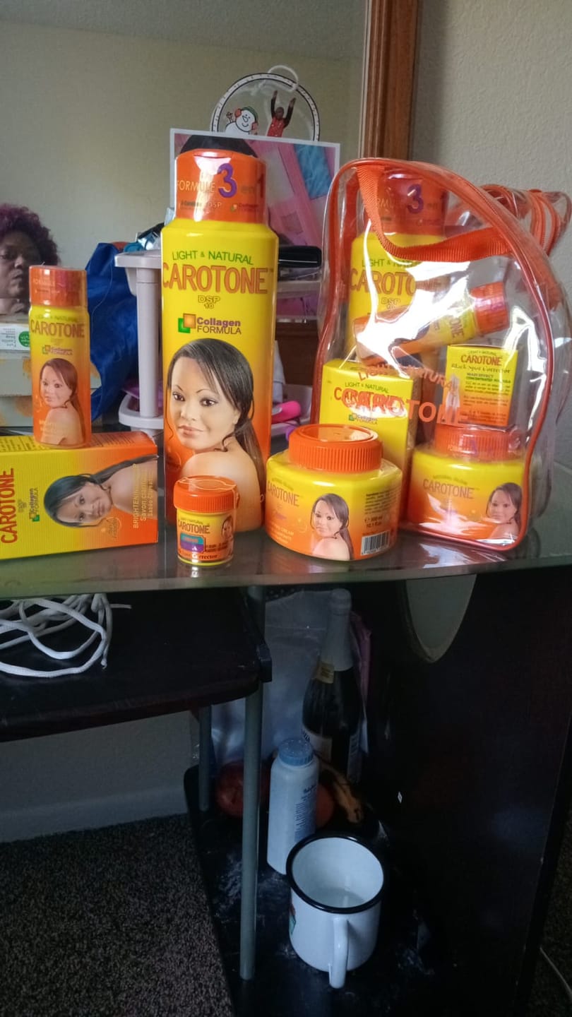Customer photo review of Carotone 5 Pk Kit- Lotion, J Cream, Oil, Small J Cream, and Soap 18.6 oz LIMITED STOCK