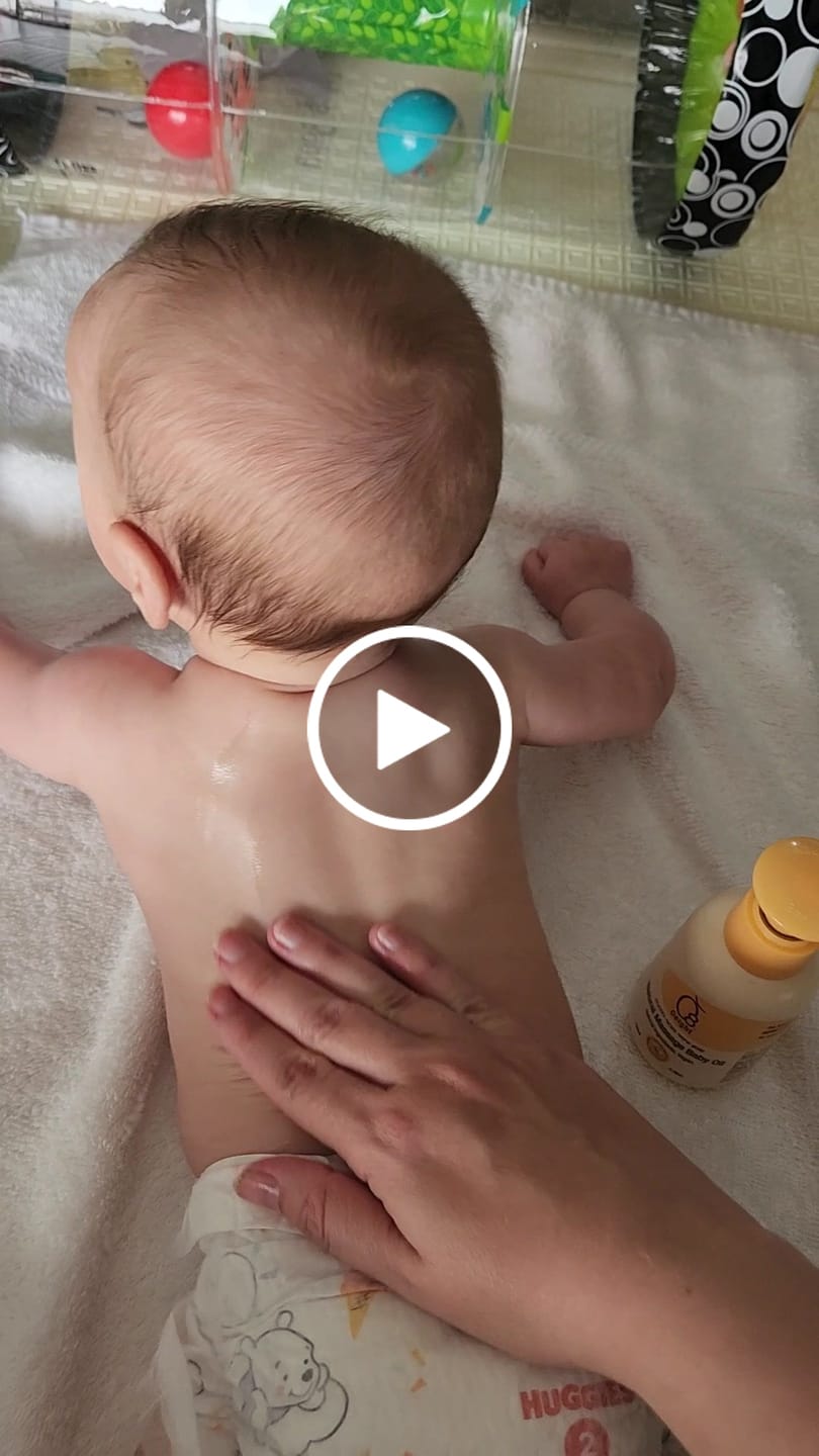 Customer video review of שמן עיסוי טבעי לתינוק