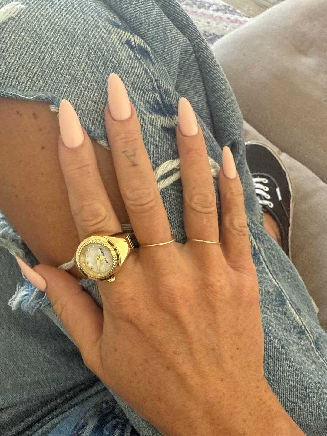 Customer photo review of Vintage Watch Ring