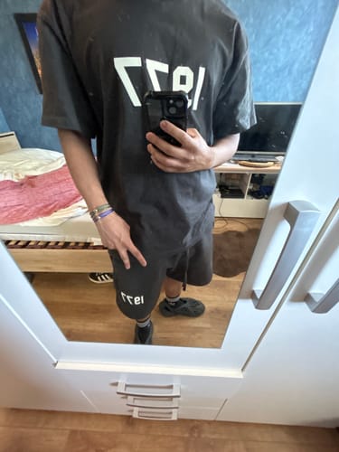 Customer photo review of Fear of God Essentials 1977 Iron Summer Set