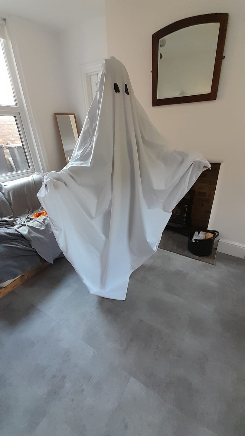 Customer photo review of 94” Polycotton Sheeting Fabric