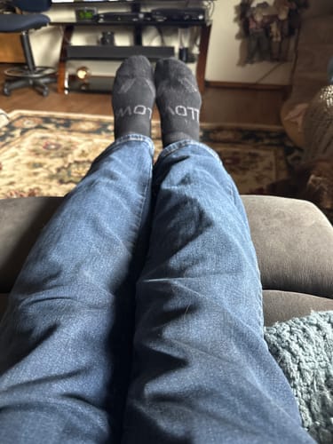 Customer photo review of Men's Alpaca Socks