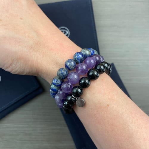 Customer photo review of Black Tourmaline Bracelet