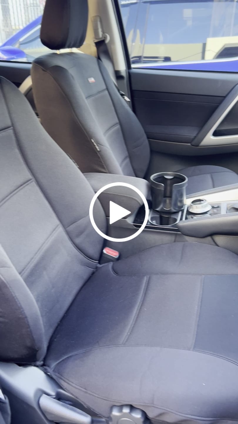 Customer video review of Sharkskin Seat Covers for Mitsubishi Pajero Sport 5 Seater (10/2015-On)