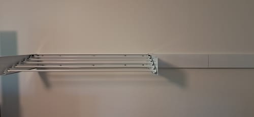 Customer photo review of Wall Mounted Drying Rack - Foldable Indoor and Outdoor Drying Rack