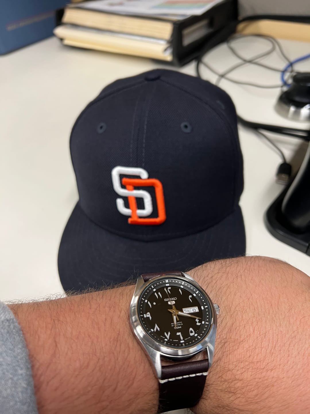 Customer photo review of Jedburgh 2.0 Leather Watch Strap