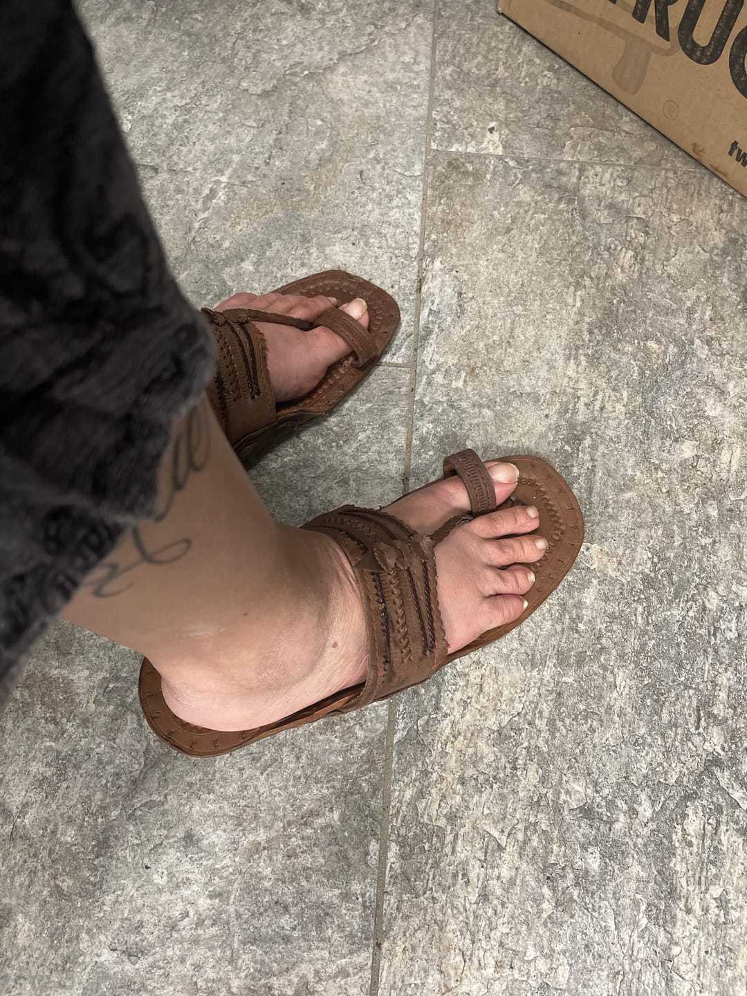Customer photo review of Water Buffalo Sandals