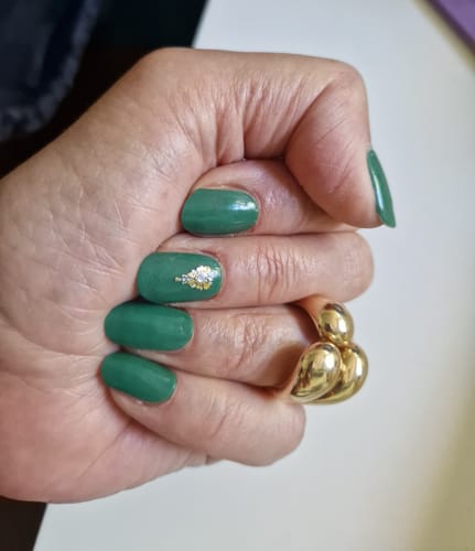 Kundenbewertung mit Foto zu UV Gel: Shamrock Isle