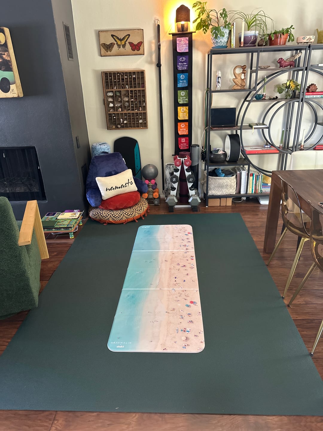 Customer photo review of GXMMAT Large Yoga Mat 6'x8'