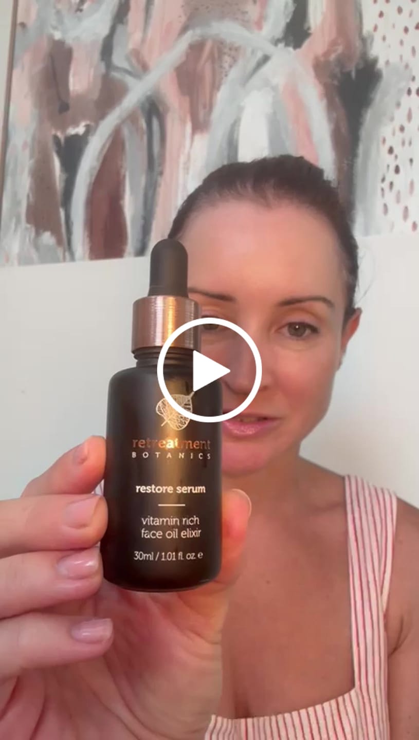 Customer video review of Restore Serum