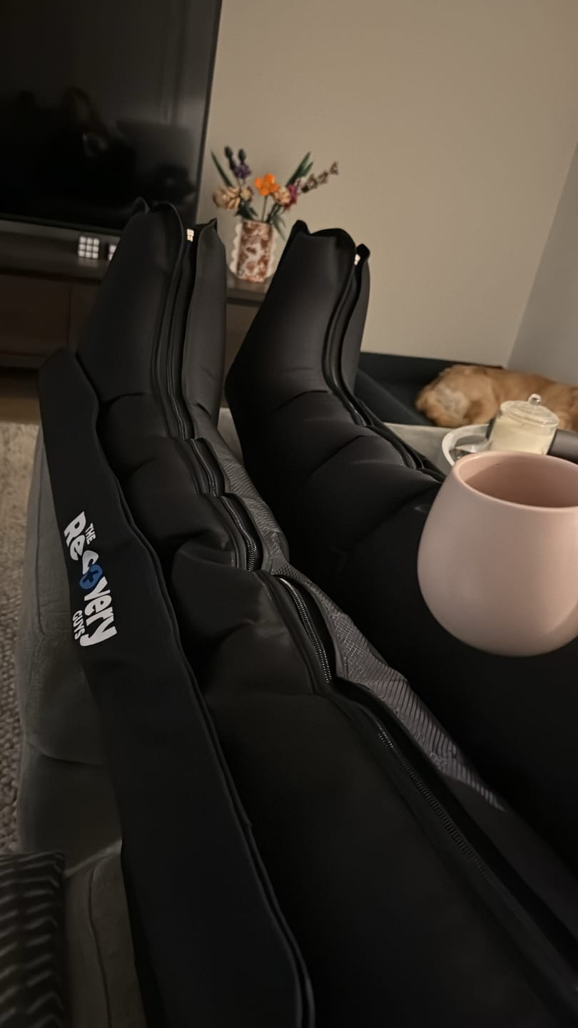 Customer photo review of RECHARGEABLE 6 Chamber Compression Boots 3.0
