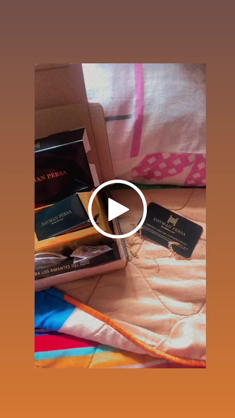 Customer video review of Pulseras Figaro en Oro laminado 18k Para Pareja