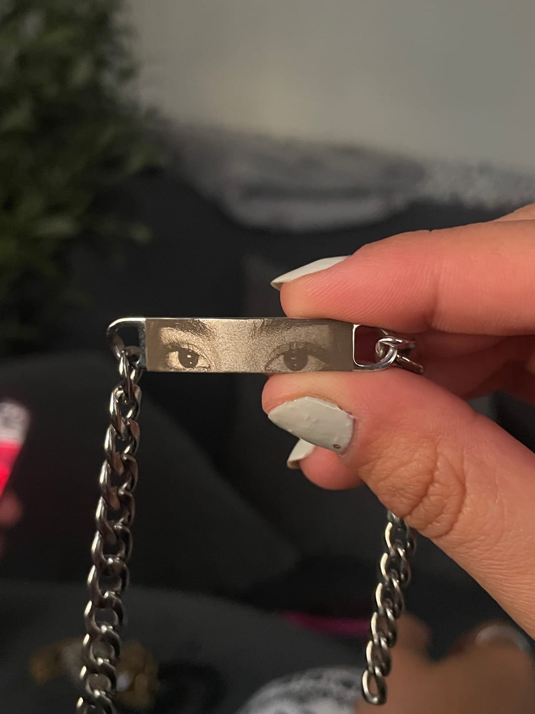 Customer photo review of Pulsera Eslabones Personalizada