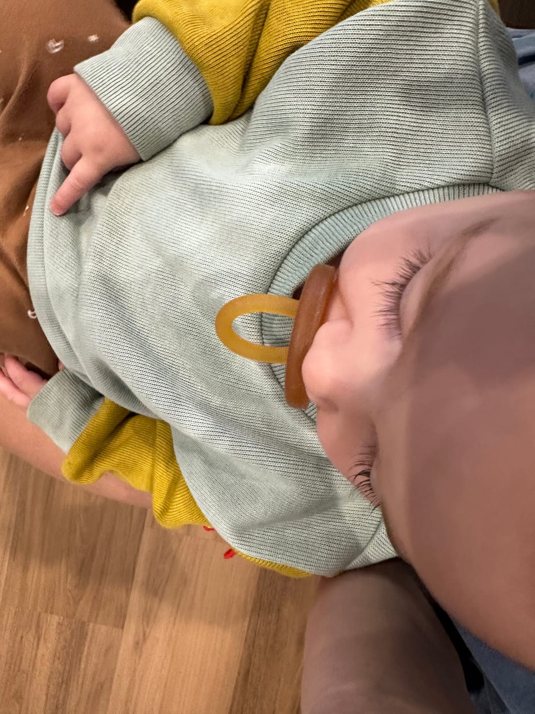 Customer photo review of (Colour) Block Party Sweater Romper