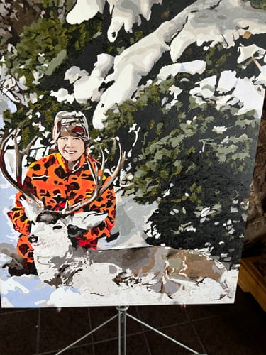 Customer photo review of Intro To Paint By Numbers