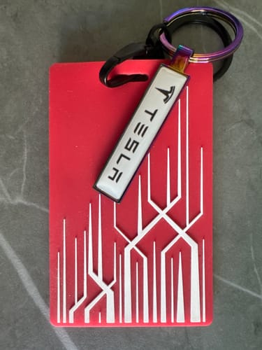 Customer photo review of Kennzeichen Schlüsselanhänger Mini Nummernschild Metall