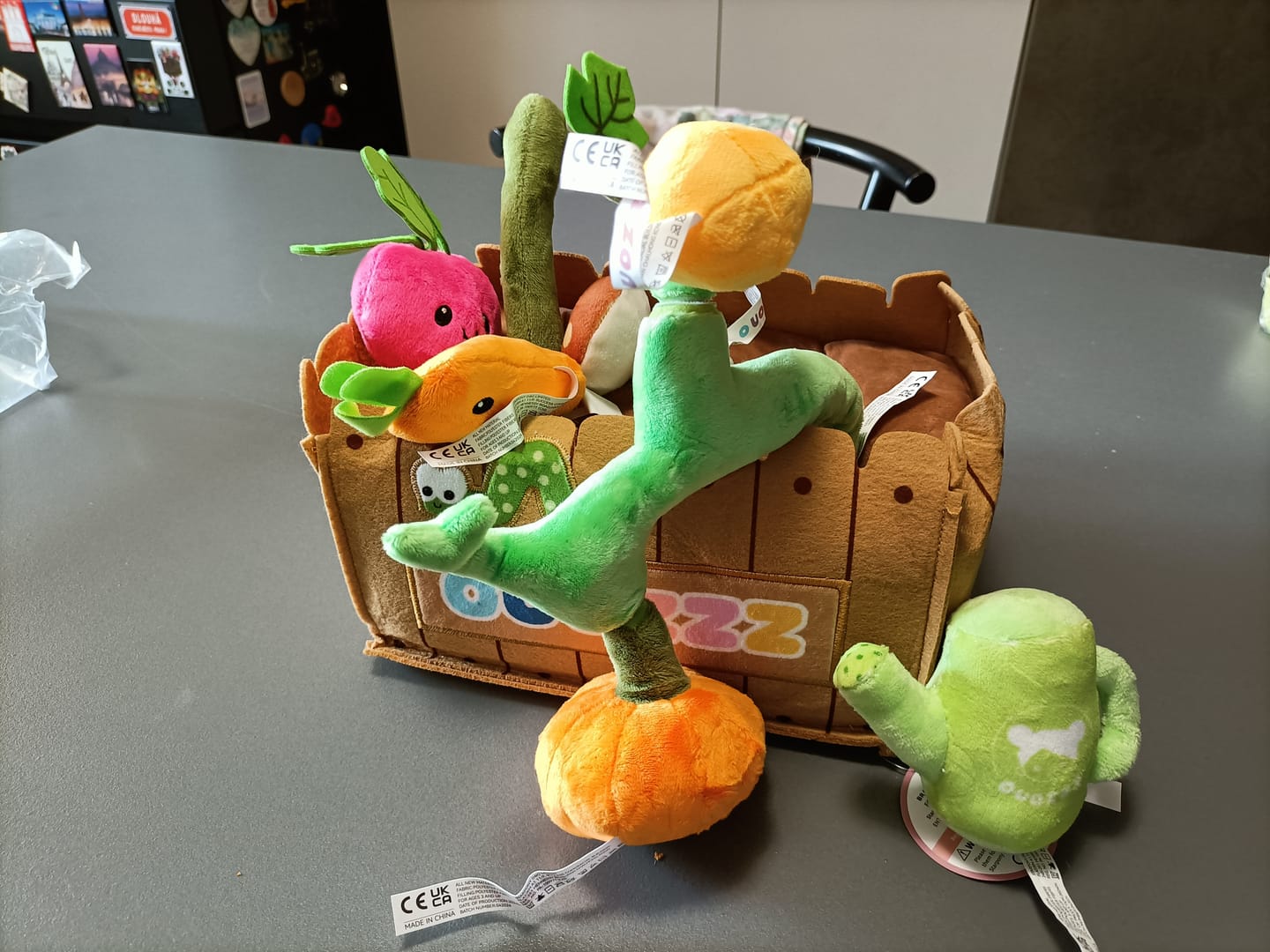 Customer photo review of Personnalisée Premier Ensemble de Jouet  en Peluche de Jardin potager pour Bébé