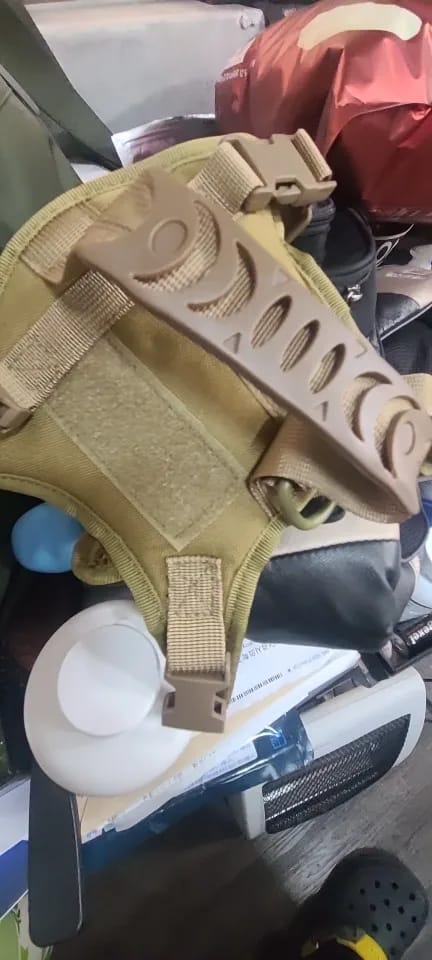 Customer photo review of Tactical Puppy Harness Leash For Small Dogs Cats Adjustable Kitten Vest For Military Service Dog Working Training Walking