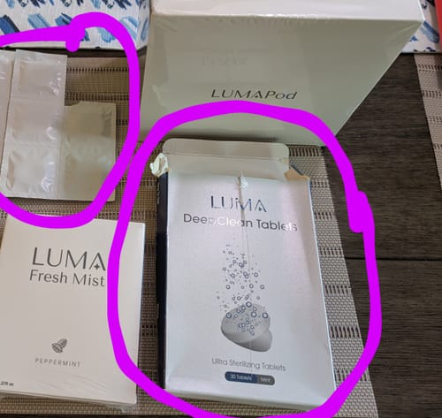 Customer photo review of DeepClean Tablets